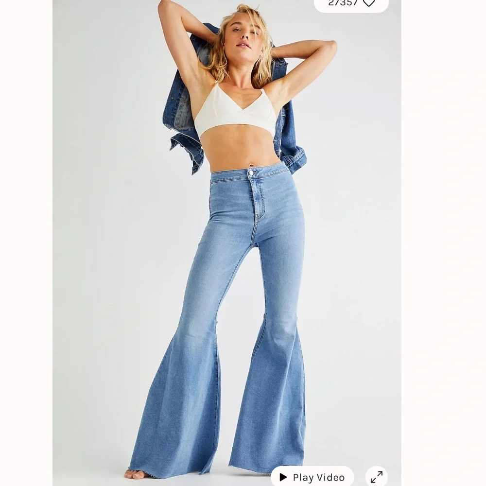 NWT Free people Just Float On Flare Jeans